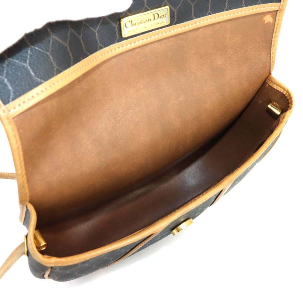 CHRISTIAN DIOR Black Leather Shoulder Bag - Picture 6 of 8